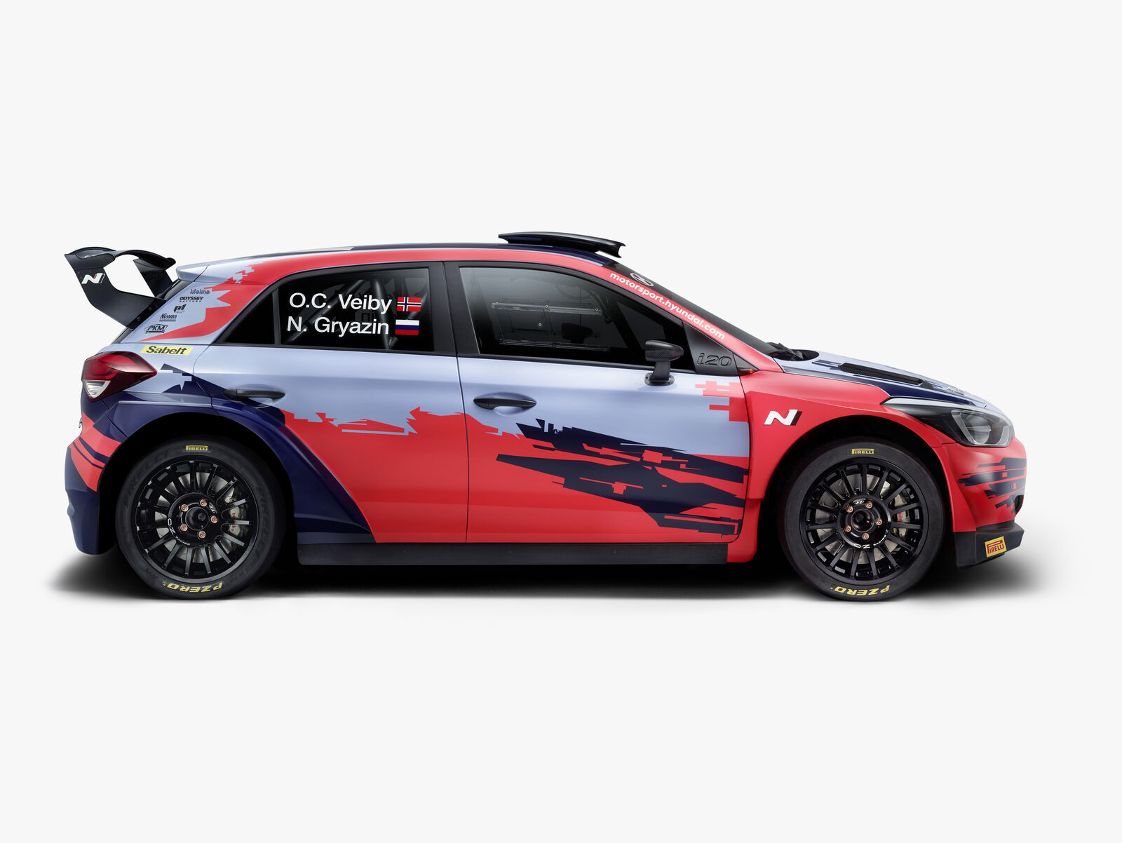 WRC2 car 2020 side